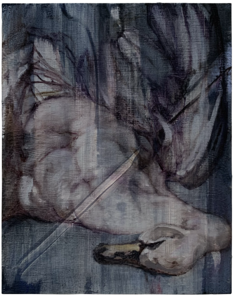 SwanOil on wood26,5 x 21 cm2026